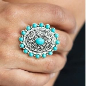 Mesa Medusa - Blue/Turquoise Ring #118
